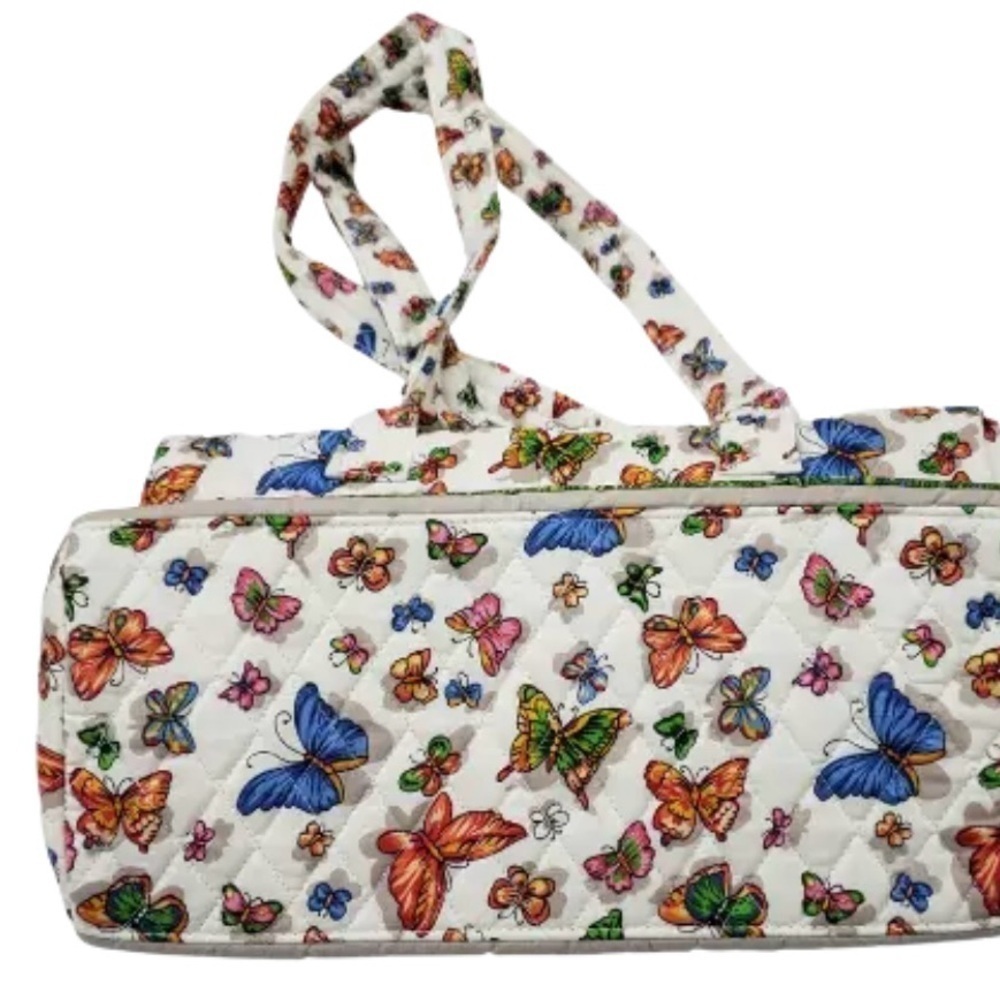 Floral Butterfly Print Women's Bag - Picture 2 of 9